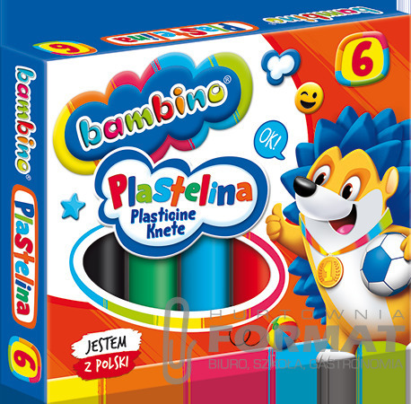 Bambino Plastelina 6 kolorów 7