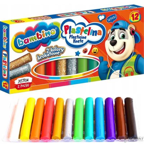 WYPRAWKA SZKOLNA DO SZKOŁY KREDKI PLASTELINA  KLEJ FARBKI 8el BAMBINO 5