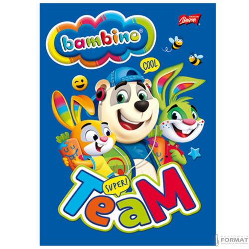 WYPRAWKA SZKOLNA DO SZKOŁY KREDKI PLASTELINA  KLEJ FARBKI 8el BAMBINO 6