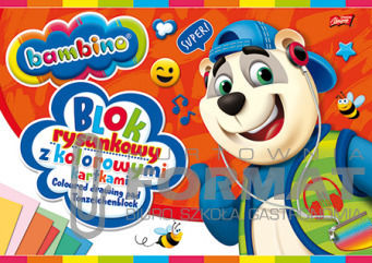 BLOK RYSUNKOWY A4 KOLOR BAMBINO 2