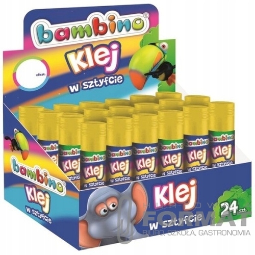 KLEJ szkolny w sztyfcie 15g BAMBINO 3