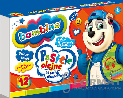 Bambino Pastele olejne 12 kolorów 3