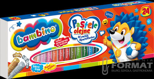 Bambino Pastele olejne 24 kolory 3