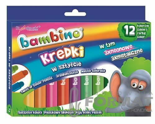 Bambino Kredki w sztyfcie 12 kolorów 5