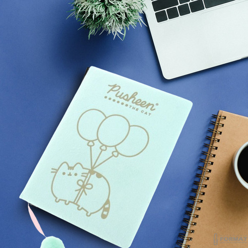 PAMIĘTNIK PLUSZOWY Z POMPONEM PUSHEEN THE CAT A5 MIĘCIUTKI NOTES MAJEWSKI 11