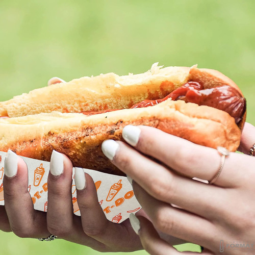 OPAKOWANIE PAPIEROWE Hot-Dog koperta torba 200szt 20x7cm 6