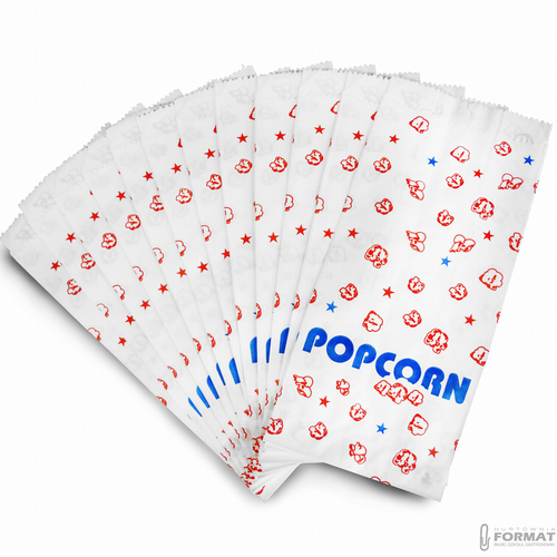 TOREBKI DUŻE OPAKOWANIA NA POPCORN PRZEKĄSKI 200x100x60mm 200szt 3