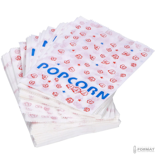 TOREBKI DUŻE OPAKOWANIA NA POPCORN PRZEKĄSKI 220x140x80mm 200szt 3