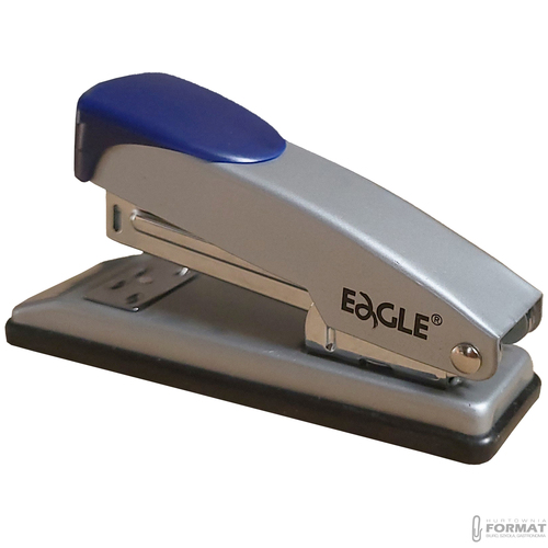 NIEBIESKI METALOWY SOLIDNY ZSZYWACZ 24/6 26/6 EAGLE 205 DO 20 KARTEK 4
