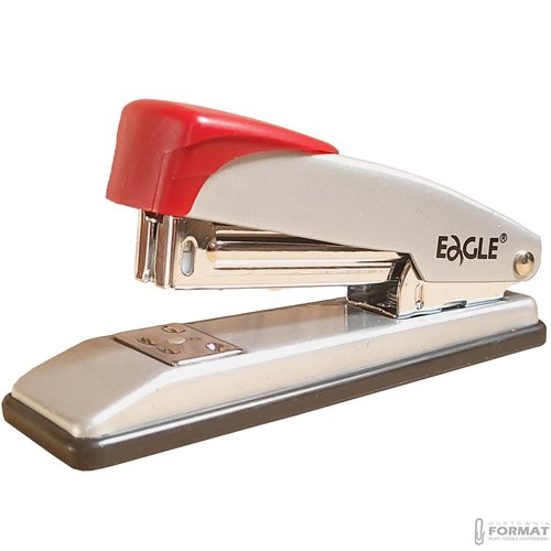 CZERWONY METALOWY SOLIDNY ZSZYWACZ 24/6 26/6 EAGLE 205 DO 20 KARTEK 3