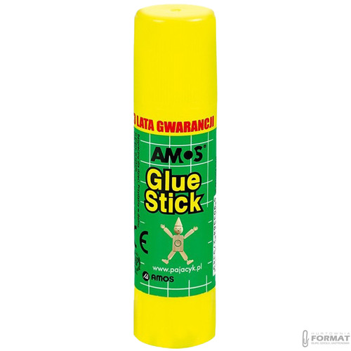 KLEJ SZKOLNY W SZTYFCIE AMOS GLUE STICK 8g ORYGINAŁ 2