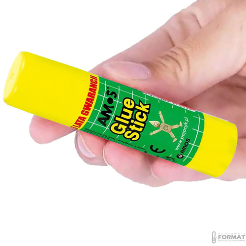 KLEJ SZKOLNY W SZTYFCIE AMOS GLUE STICK 8g ORYGINAŁ 3