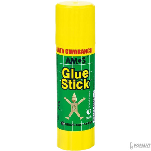KLEJ SZKOLNY W SZTYFCIE AMOS GLUE STICK 15g ORYGINAŁ 2