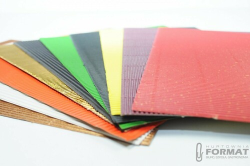 TEKTURA FALISTA A4 10KOL. MIX KW 3
