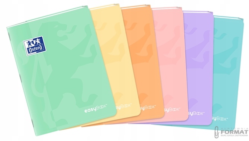 Zeszyt A4 60k w kratkę Oxford PP easybook pastel 17