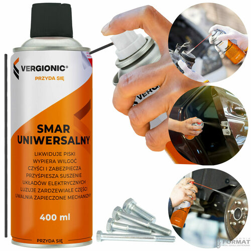 VERGIONIC SMAR WIELOFUNKCYJNY ODRDZEWIACZ 400ml PREPARAT UNIWERSALNY 8