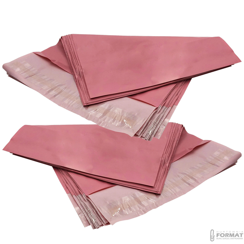 FOLIOPAKI KURIERSKIE B4 KOPERTY FOLIOPAK 260x350 MOCNE 50SZT RÓŻOWE 2