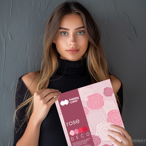 BLOK TECHNICZNY ROSE DECO A4 170g 4 KOLORY 20 KARTEK ODCIENIE RÓŻOWEGO 7