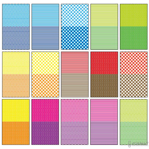 BLOK Z MOTYWAMI HAPPY COLOR BASIC A4 80g 15 KARTEK 30 MOTYWÓW 3