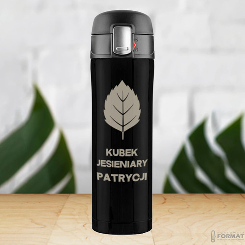 KUBEK TERMICZNY TERMOS NA KAWĘ HERBATĘ DO SAMOCHODU 440 ml PREZENT GRAWER 7