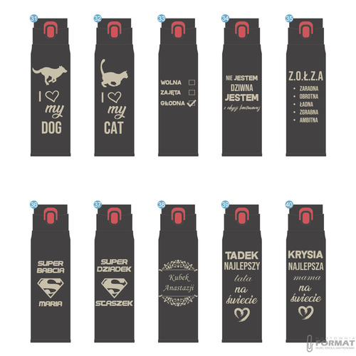 KUBEK TERMICZNY TERMOS NA KAWĘ HERBATĘ DO SAMOCHODU 420ml CZARNY +GRAWER 23
