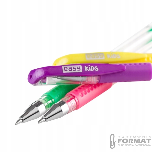Żelopisy fluorescencyjne Easy 6 szt. 2