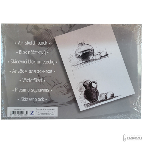 SZKICOWNIK ARTYSTYCZNY KRESKA A5 120g 100 KARTKOWY 4