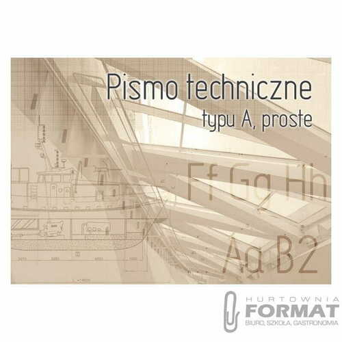 Blok pismo techniczne A4 Typ A Proste 3
