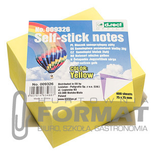 NOTES SAMOP. 76*76 400K ŻÓŁTY 2