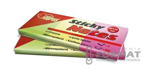NOTES SAMOPRZYLEPNY TT  40/50 A3 KOLOR MIX 2