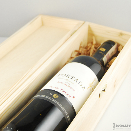 DREWNIANA SKRZYNIA NA WINO ALKOHOL PREZENT URODZINY 18 40 ŚLUB DZIEŃ BABCI 4