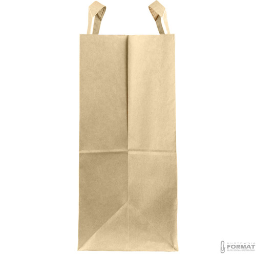TORBA PAPIEROWA CATERINGOWA BRĄZOWA 320/170/420mm 32/17/42cm 250SZT +NADRUK 40