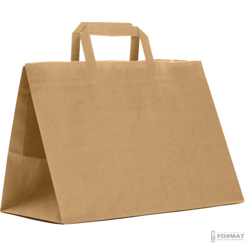 TORBA PAPIEROWA CATERINGOWA BRĄZ 320/220/250mm 32/22/25cm EKO KRAFT 250SZT 3