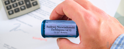 PIECZĄTKA TRODAT 8911 DO 4 LINII FIRMOWA IMIENNA BIUROWA PROJEKT + GUMKA 8