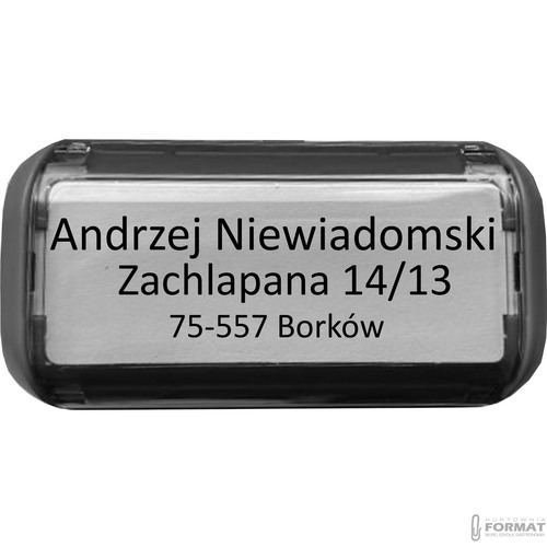 PIECZĄTKA TRODAT 4912 DO 6 LINII FIRMOWA IMIENNA BIUROWA PROJEKT + GUMKA 3