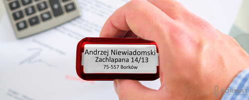 PIECZĄTKA TRODAT 4912 DO 6 LINII FIRMOWA IMIENNA BIUROWA PROJEKT + GUMKA 8