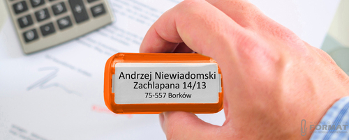 PIECZĄTKA TRODAT 4912 DO 6 LINII FIRMOWA IMIENNA BIUROWA PROJEKT + GUMKA 8