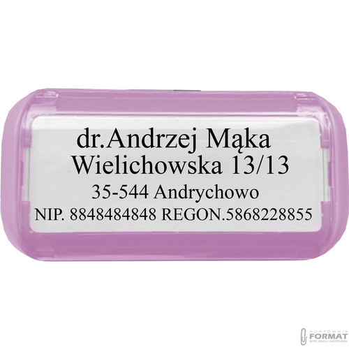 PIECZĄTKA TRODAT 4912 DO 6 LINII FIRMOWA IMIENNA BIUROWA PROJEKT + GUMKA 3
