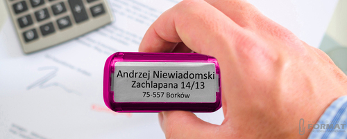 PIECZĄTKA TRODAT 4912 DO 6 LINII FIRMOWA IMIENNA BIUROWA PROJEKT + GUMKA 8