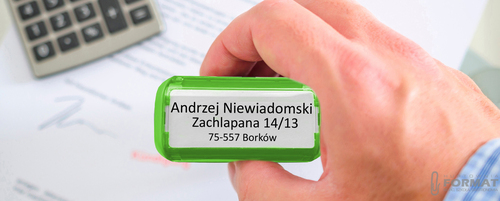 PIECZĄTKA TRODAT 4912 DO 6 LINII FIRMOWA IMIENNA BIUROWA PROJEKT + GUMKA 8