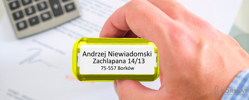 PIECZĄTKA TRODAT 4912 DO 6 LINII FIRMOWA IMIENNA BIUROWA PROJEKT + GUMKA 8