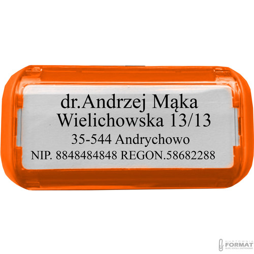 PIECZĄTKA TRODAT 4913 DO 8 LINII FIRMOWA IMIENNA BIUROWA PROJEKT + GUMKA 3