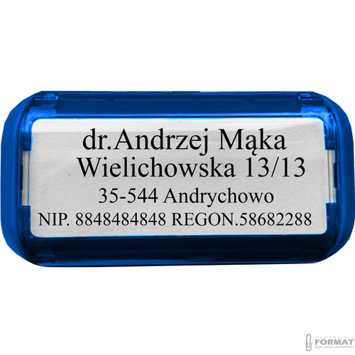 PIECZĄTKA TRODAT 4913 DO 8 LINII FIRMOWA IMIENNA BIUROWA PROJEKT + GUMKA 3