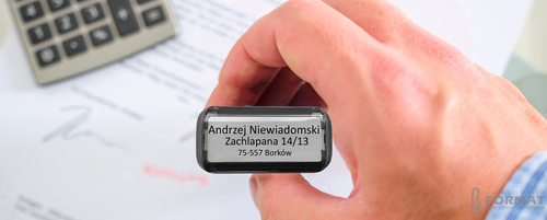 PIECZĄTKA TRODAT 4911 DO 4 LINII FIRMOWA IMIENNA BIUROWA PROJEKT + GUMKA 8