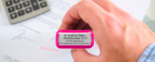PIECZĄTKA TRODAT 4911 DO 4 LINII FIRMOWA IMIENNA BIUROWA PROJEKT + GUMKA 8