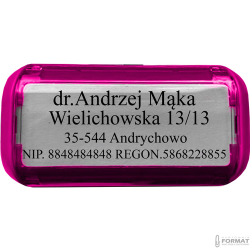 PIECZĄTKA TRODAT 4911 DO 4 LINII FIRMOWA IMIENNA BIUROWA PROJEKT + GUMKA 3