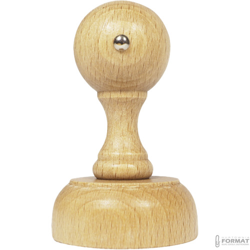 STEMPEL RĘCZNY PIECZĄTKA Z LOGIEM R50mm DECOUPAGE PROJEKT+GUMKA 2