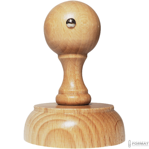 STEMPEL RĘCZNY PIECZĄTKA Z LOGIEM R60mm DECOUPAGE PROJEKT+GUMKA 2