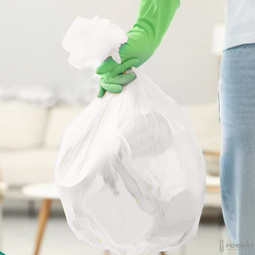 WORKI NA ŚMIECI TIGRO LDPE 120L A25 25SZT TRANSPARENTNE BEZBARWNE BIO MOCNE 2