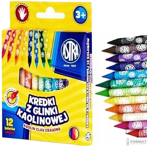WYPRAWKA SZKOLNA DO SZKOŁY KREDKI PLASTELINA FLAMASTRY 22el ASTRA +3 GRATIS 6